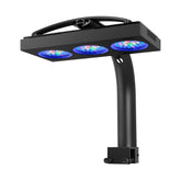 NICREW HyperReef 200 Gen 2 front view showing even PAR distribution for vibrant corals