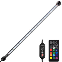 NICREW LED Aquarium Light 19-inch submersible provides vivid color to highlight fish and plants.