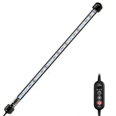 NICREW LED Aquarium Light slim-design highlights a compact tank with easy mounting