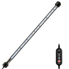 NICREW LED Aquarium Light slim-design highlights a compact tank with easy mounting