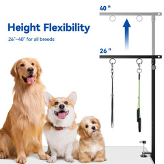 niffgaff no-sit holders provide stable restraint for efficient grooming