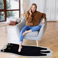 NIGOWAYS Cat Mat can be cleaned with broom or machine wash for easy upkeep.
