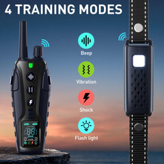 Nikketta dog training collar receiver with flashlight improves night visibility during walks