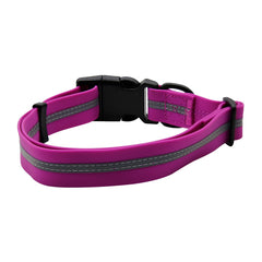 NIMBLE dog collar durable-coated-polyester captures rugged durability for energetic dogs.