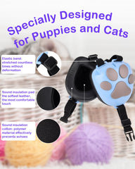 Ninuo Calming Earmuffs blue-gray option adds stylish comfort for pets.
