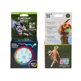 Nite Ize GlowStreak ball bounce shows Disc-O color change for easy night fetch.
