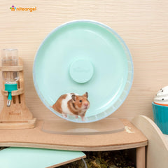 Niteangel hamster wheel adjustable-height-base provides secure, adaptable placement in any habitat.