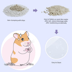 Niteangel Training Litter Potty Sand odor-absorption feature helps maintain a fresh habitat.