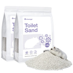 Niteangel Training Litter Potty Sand packaging with resealable bag for tidy storage.