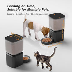 Nityers large food tray reduces spills during pet mealtimes