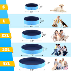 Niubya Foldable Pool includes a side drain for quick emptying.