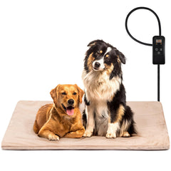 Niubya Pet Heating Pad with rectangular heat coverage keeps dogs and cats cozy.