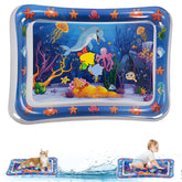 NLAIKE water mat dolphin design cools pets during hot days and promotes playful exploration.
