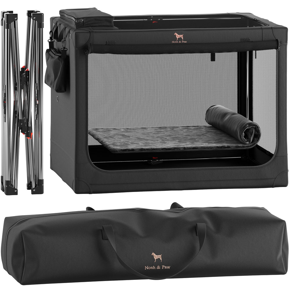 NOAH & PAW collapsible crate frame for quick travel setup