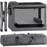Noah & Paw 42-inch crate frame with stainless-steel support for durable travel.