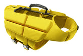 NOAH & PAW Dog Life Jacket XL floating on water for secure swimming.