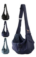 NOAH & PAW dog sling premium twill close-up showing durable fabric for daily use