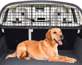 NOAMOO Dog Car Barrier in extended-length setup shows universal-fit reach for SUVs.