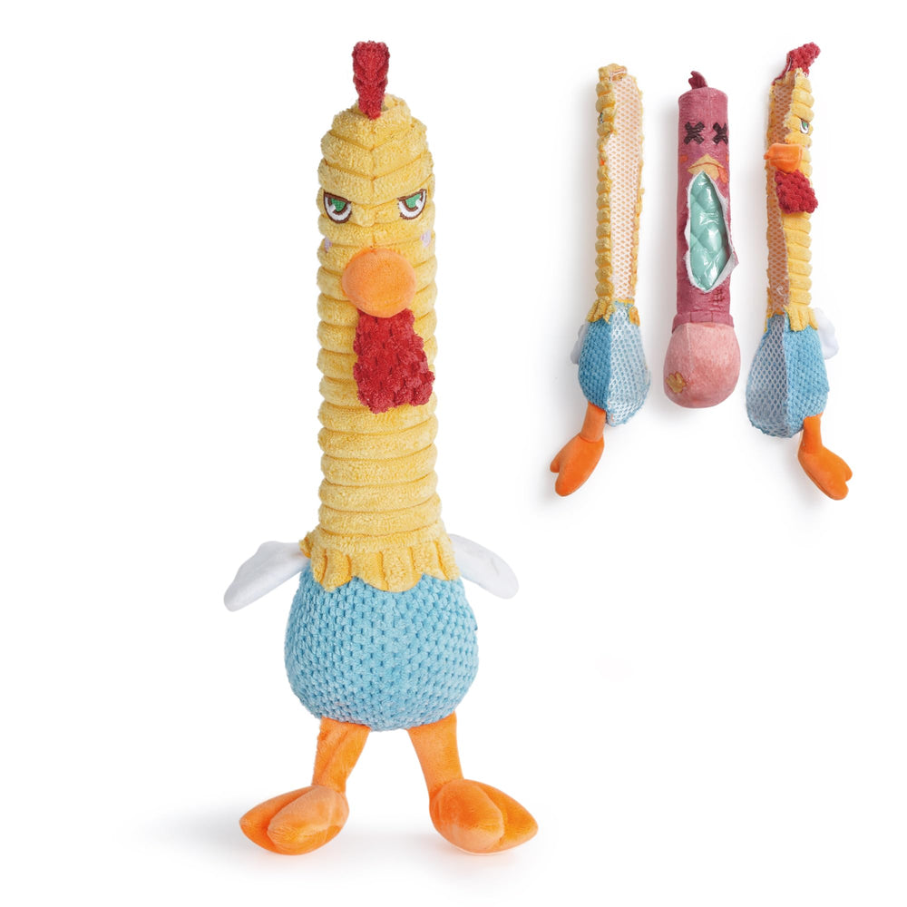 Nocciola 3in1 exterior: durable plush for long-lasting chew and fetch play.