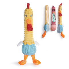 Nocciola 3in1 exterior: durable plush for long-lasting chew and fetch play.