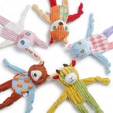 Nocciola 5PC no-stuffing puppy toys pack enables mess-free play for small and medium dogs.