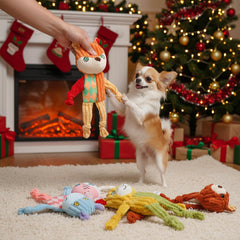Nocciola puppy toy squeaky-crinkle sounds boost engagement during fetch and training.
