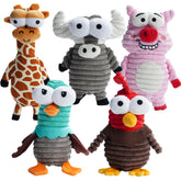 Nocciola red-head chicken squeaker toy boosts interactive play and varied squeaks.