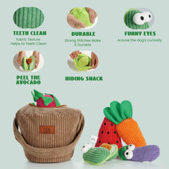 Nocciola soft plush toy with gentle texture for teething.