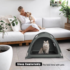 Nockovi Open Design Pet Tent side-ventilation highlights large windows for cooling.