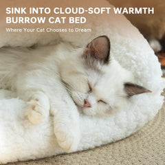 NODARKO Cat Sleeping Bag dual textures offer two luxurious sides for comfort.