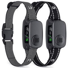 NOIDECE Bark Collar 2 Pack in box with adjustable straps for calmer daily walks