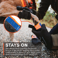 Non-stop dogwear Protector Booties anti-slip sole for slippery floors.