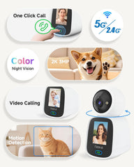 Noorio CL200 one-click video call button highlights effortless connectivity.