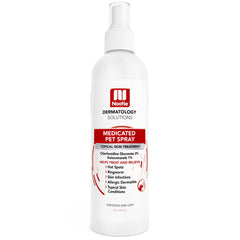 Nootie medicated pet spray targets hotspots for dogs and cats.