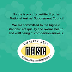 Nootie Progility packaging shows 60 soft chews for small-to-medium dogs.