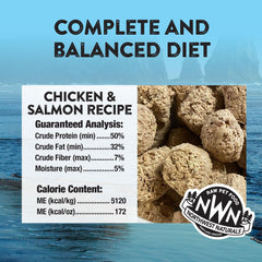 Northwest Naturals dog serving close-up showing portion-ready nuggets for meals.