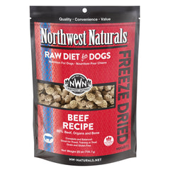 Northwest Naturals bite-sized nuggets in a bowl for easy mealtime feeding