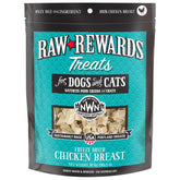 Northwest Naturals Raw Rewards freeze-dried chicken breast treats 10oz package for dogs and cats