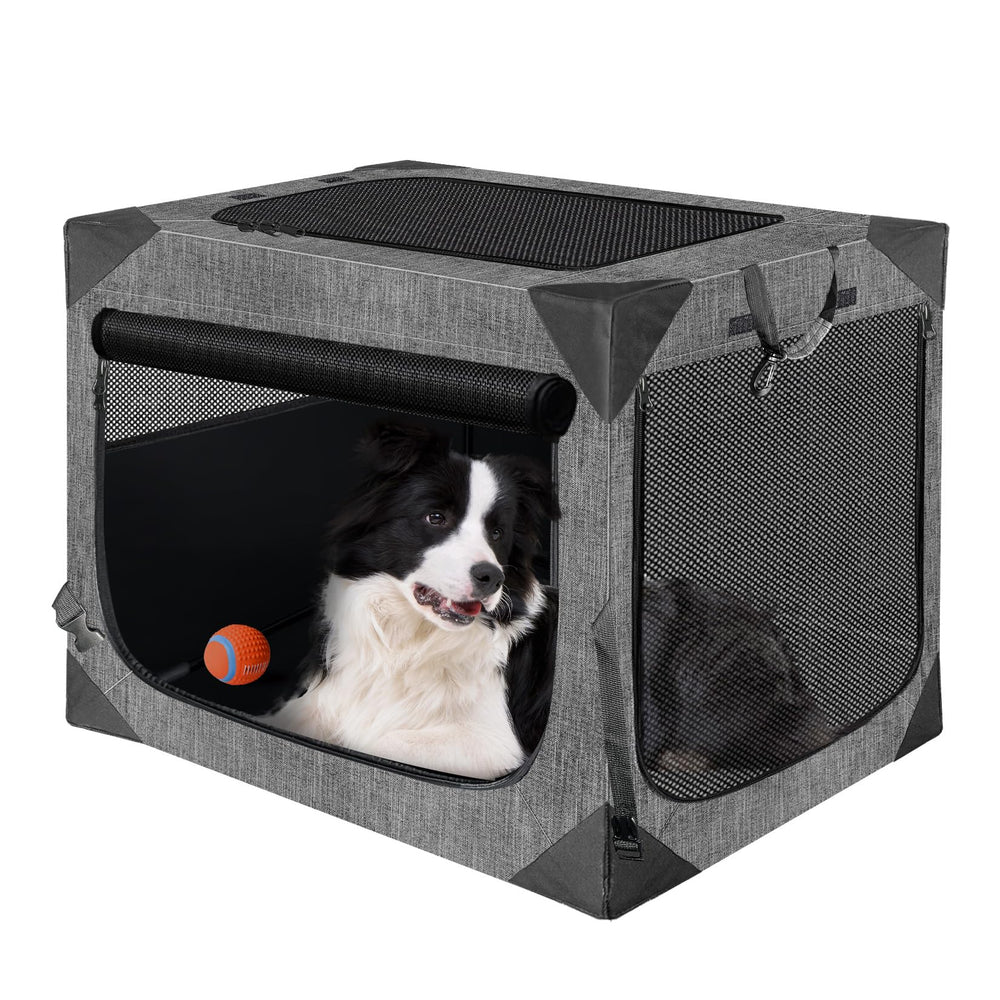 Nottia dog crate collapsible travel kennel ready for trunks and trips