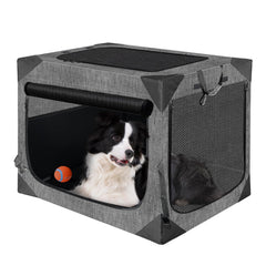 Nottia dog crate collapsible travel kennel ready for trunks and trips