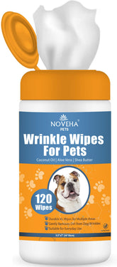 NOVEHA 120pcs wipes pack with resealable lid for easy, fresh cleaning.