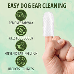 NOVEHA ear cleaning solution deep-clean visual showing dirt removal potential