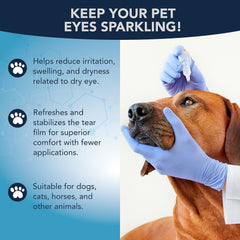 NOVEHA Pet Gel Eye Drops tear-film action supports tear film stability