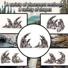 Novelsite Jagged Canyon Rock Formation textured surface provides realistic canyon surfaces for tanks