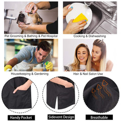 Noverlife double-sided-pocket closeup highlights versatile storage for brushes and clips.