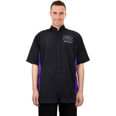 Noverlife pet grooming jacket with front zipper for quick on/off during grooming
