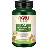 NOW Pets UC-II bottle supports daily joint comfort for pets.