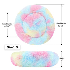 NOYAL Calming Donut Bed waterproof bottom protects floors from accidents.