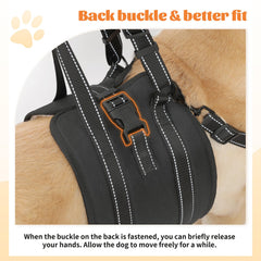 NOYAL Dog Lift Harness Sling plush lining cushions belly and prevents chafing during wear