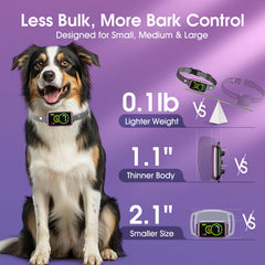 NQQHNN smart dog bark collar large-dog-use during outdoor walks.